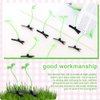 NAIHOD 20 Pcs Bean Sprout Hair Clips Green Plant Hair Clips Pea Hairpin Little Grass Barrette Cute Grass Ornaments Hairpiece Hair Accessories for Kids Girls Women School Home Party Supplies