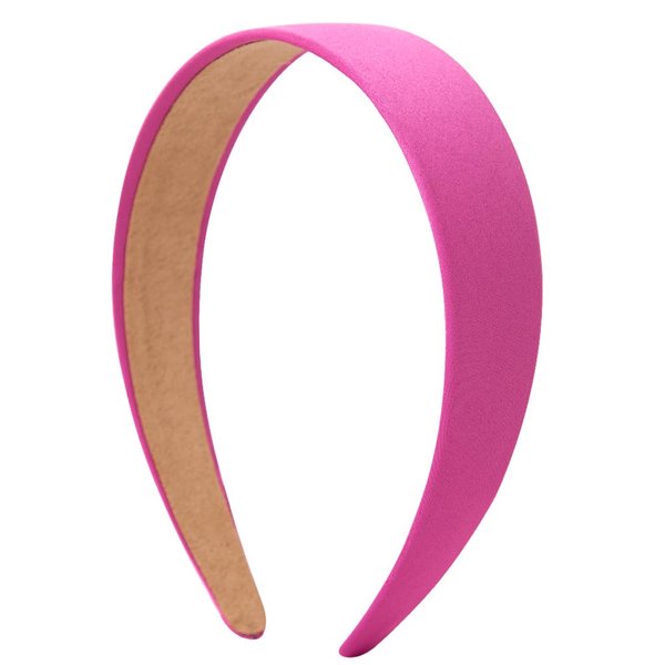 Bmobuo 1.3 Inch Wide Headbands for Women Girls, Pink Headband Women Fashion Head Bands for Women's Hair Costumes Headband Pink Accessories Diademas Para Mujer