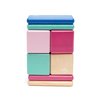 8 Piece Tegu Pocket Pouch Magnetic Wooden Block Set, Blossom