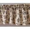 Muted Floral Natural Valance Curtain, Oatmeal Valance Curtain, Farmhouse Valance, Kitchen Valance, Country Valance, Rustic Valance (42 Inches Wide x 14.75 Inches Long)