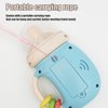 Baby Musical Toy 18M+ Cute Baby Bottle Light Up Music Baby Toys Early Learning Educational Infant Toys Baby Girl Boys Birthday Gift Toy for 2 3 Years Old (Blue)