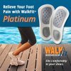 WalkFit Platinum Foot Orthotics Plantar Fasciitis Arch Support Insoles Relieve Foot Back Hip Leg and Knee Pain Improve Balance Alignment Over 25 Million Sold (Men 10-10.5 / Women 11-11.5)