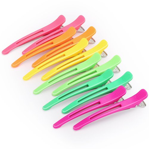 12Pcs Hair Clips for Styling Sectioning No Crease Non Slip Duck Billed Hair Clips,Hair Styling Clips for Women，Hair Roller Clips, Alligator hair clips Professional for Salon Cutting Hair Clip