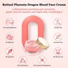 Dragons Blood Cream, Dragons Blood Easy Cream, Retinol Placenta Dragon Blood Face Cream, Firm Anti Wrinkle Cream for Women Skincare, Moisturizer Rejuvenating Cream 2 Pcs