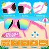 Joycover Kids Sunglasses Bulk, 12 Pack Kids Sunglasses Party Favors for Kids 4-8 3-5, Neon Kids Sunglasses for Beach Pool Birthday Party Supplies, Goodie Bag Stuffers for Boy Girls