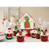 24 Pack Santa Deer Snowman Cupcake Toppers and Wrappers for Christmas Party Supplies(packingmaster)