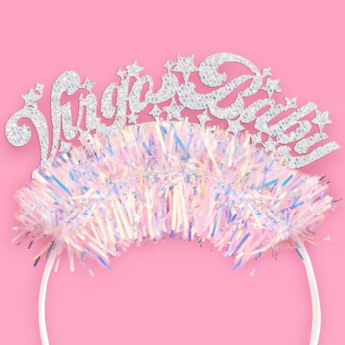 xo, Fetti Virgo Baby Headband - Fits Adult + Child | Zodiac Virgo Hair Accessory, Horoscope Favor, Astrology Birthday Party Decorations