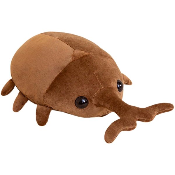 RONOSEN Beetle Plush Toy Plush Pillow Doll Insect Beetle Plush Toy Pillow Stuffed Toy Plush Pillow Children Children Girls Boys Baby (60CM, Brown)
