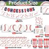 Baseball Party Decorations - 163Pcs Baseball Themed Party Decorations Includes Baseball Plates, Napkins, Tablecloth, Cups, Concessions Banner for Sports Baseball Party Baseball Birthday Party Supplies