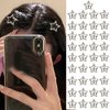 Star Snap Hair Clips for Women Girls Y2k Rave Goth Accessories for Girl Teens Hair Bow Clips for Teen Small Non Slip Hair Barrettes for Girl Daughter Mini Tiny Clips for Hair Sliver 36pcs
