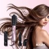 Cortex Beauty 4-in-1 Air Styler Brush - Hot Air Brush with Blow Dryer, Volumizer, Smoothing & Curling Attachments - Ionic & Ceramic Technology - 2 Heat Settings & Cool Shot (Blush Pink)