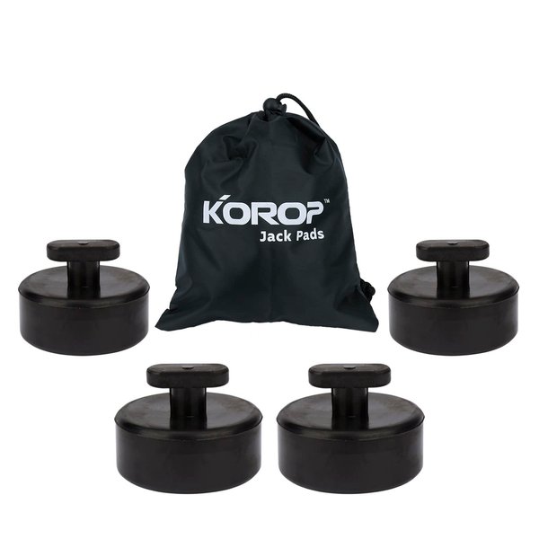 KOROP AUTO PARTS Lifting Jack Pad (4pcs) Compatible with Chevy Corvette C5 C6 C7, Rubber Lift Point Adapter Jack Pucks with Storage Bag