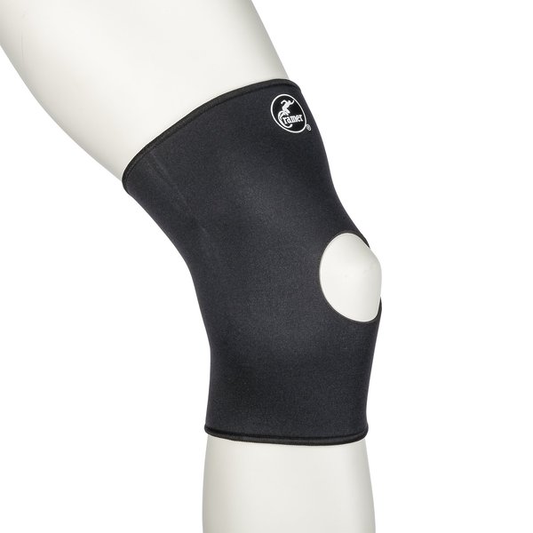 Cramer Basic Neoprene Patellar Support Compression Sleeve, Best Knee Support For Running, Sports Brace for Knees, Compression Leg Sleeves for ACL & MCL Strain or Pain, Runner's Knee Cap, Black