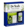 Dr Teal's Eucalyptus Epsom Salt & Foaming Bath Oil Sampler Gift Set - Give The Gift of Rejuvenation & Self Care! - 14 oz Bag of Eucalyptus Bath Salts & 3 oz Bottle of Eucalyptus Foaming Bath Oil
