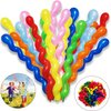 100Pcs 40 Inches Latex Spiral Balloons for Assorted Boys Girls Birthday Party Balloons