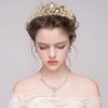 Didder Bridal Tiara Gold Tiaras for Women, Crystal Tiaras and Crowns for Women Princess Tiaras for Girls Birthday Crown for Prom Wedding Party Halloween Costume Hair Accessories Christmas Gift