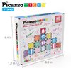 PicassoTiles 40pcs Magnetic Tile Clip-in Window and Door Expansion Set, Magnetic Block Add-ons, Magnet Building Construction Toys, STEM Education Learning Stacking Block, Toddler Boys & Girls
