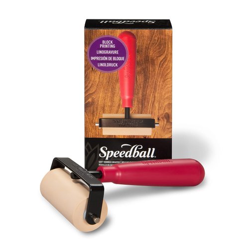 Speedball Deluxe Soft Rubber Brayer, 2.5-Inch