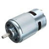 775 DC Motor DC 12V - 24V Max 12000 RPM Ball Bearing Large Torque High Power Low Noise Gear Motor Electronic Component Motor 2-Pack（with Bracket）