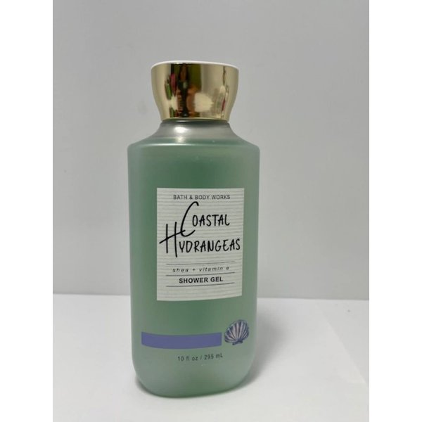 Bath and Body Works White Barn Coastal Hydrangeas Shower Gel Wash 10 Ounce