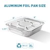 XIAFEI 8 x 8 Aluminum Foil Pans with Lids（10Count），Foil Pans and Foil Lids，Recyclable & Disposable，Great for Baking Cakes, Roasting, Homemade breads