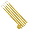 Hyoola Beeswax Birthday Candles – 50 Pack - Natural Dripless Decorative Candles with Long Lasting Burn – Elegant Taper Design, Soothing Scent – 6” Tall – Handmade in The USA