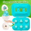 FNQUTOY Dinosaur Matching Eggs Toys for Toddlers- Sensory Fun Educational Learning Fine Motor Puzzle Matching Games Best Easter Basket Stuffers Birthday Gifts for 1-3 Years Old Boys Girls