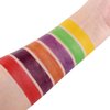Wismee 6 Color Bruise Wheel for Special Effects,Hunting Camo Face Body Paint Kit, Zombie Theatrical Halloween SFX Paint Bruise Makeup with 10pcs Sponges