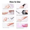 Gellen Gel Nail Kit Easy Nail Extension Set, 240Pcs Pre-Shaped Medium Almond Soft Gel Nail Tips 15g Solid Nail Glue Gel for Press On Nails Acrylic Nails Mini LED Nail Lamp Home DIY Manicure Gift