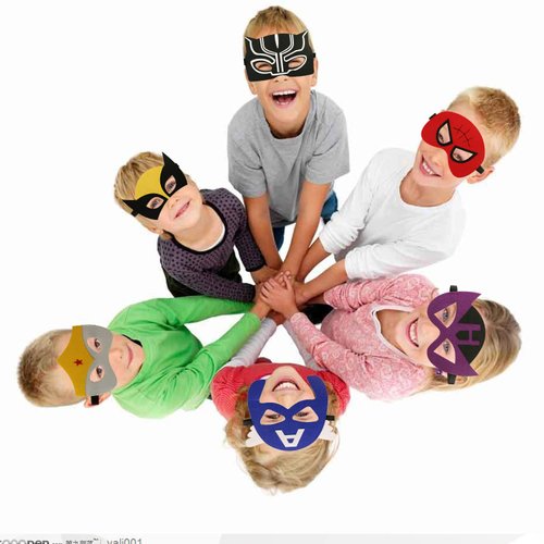 30 Packs Superhero Masks Party Favors for Kids Toys Set, Dress Up Birthday Festival Christmas Halloween Cosplay Party Supplies Party Masks with 30 Different Types for Children