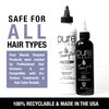 Pure Blends Tempted Silver Intense Color Depositing Conditioner | Brighten & Tone Color Faded Hair | Semi Permanent Hair Dye | Prevents Color Fade | Extend Vibrant Color Tones To Dyed Hair | 8.5 Oz.