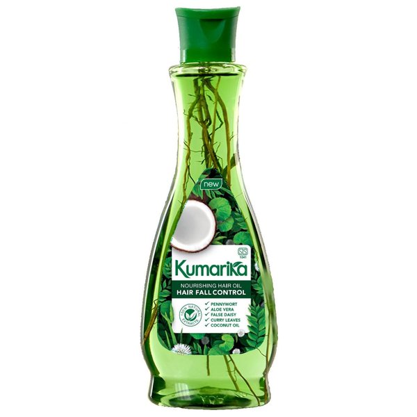 Kumarika Nourishing Hair Oil 6.76oz: Hair Fall Control, Growth Enhancer with Coconut Oil & Natural Extracts for Strong, Shiny Hair