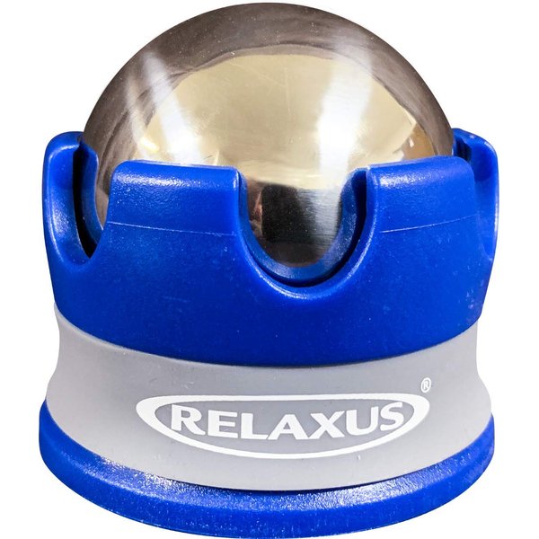 Harmony ICE - HOT ROLLER Massage Roller Ball - Insulating Gel Maintains Cold or HEAT Temperature - Food Grade Stainless Steel, Deep Targeted Massage Relieves Stress, Muscle Aches & Pains (COLORS VARY)