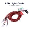 ZLXHDL 8pcs Rc Light Kit Rc Accessory with 23.6inch Cable,Light System for Rc Airplane Helicopter