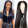 SUIFENGWU 13×4 Straight Lace Front Wigs Human Hair HD Lace Frontal Wigs 180% Density Brazilian Virgin Human Hair Wigs Pre Plucked With Baby Hair No Split Softness Wigs Full And Thick 18 inch