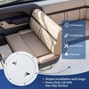 smartmarine Boat Hatch Black 4" 6" 8" Round Non Slip Inspection Hatch w/Detachable Cover for Marine Boat Yacht (6 inch)