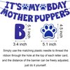 JOTFA Dog Birthday Party Supplies, Multi Sizes Dog Birthday Bandana Boy Dog Birthday Hat Bow Tie Birthday Numbers It’s My Bday Mother Puppers Sign Banner for Small Dogs Pets (Small, Blue)