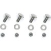 Set of 4 Carriage Bolts Nuts for fits 784-5581A 784-5581A-0637 Shave Plate Scraper Bar (5/16-18)-5/8"