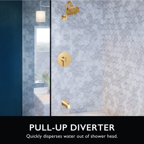 Design House 583898 Tub Diverter Spout, Satin Gold