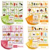 Fruits/Vegetable/Foods/Food Quantities Flash Cards English Flash Cards Pocket Card Learning Toys for Children Pre-Kindergarten Kids Education Aids