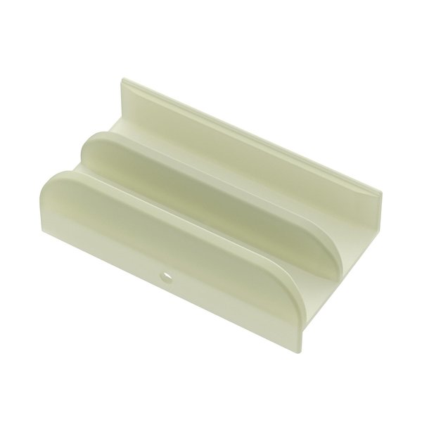 Shuisen M6219 Shower Door Bottom Guide & 1/2 in Channels Fits for Sliding(top Hung) Shower Door(tub Enclosure) Systems, Glass Shower Door Track Guide, Shower Door Replacement Parts