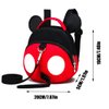 Baby Anti-Lost Harness, Yimidear Purified Cotton Toddler Safety Leash for Babies & Kids Boys and Girls (Red)