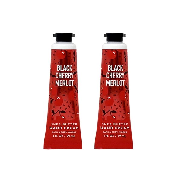 Bath & Body Works Black Cherry Merlot 2 Piece Hand Cream - 1 fl oz / 29 mL each