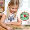 Happytime Kids' Flower & Leaf Press Nature Crafts Wooden Art Kit Outdoor Play Learning Toy Creativity Pressed Flower Art Kit DIY Recycle Floral Press Gift for Kids & Teens, Girls & Boys