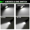 MODOAO COB LED Flashlights,Ultra Bright 4 Modes Mini Handheld Torch,Waterproof Pocket Lights Handheld Flashlight (10 Pack)