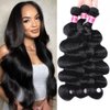 Beautymoon Brazilian Body Wave Human Hair Bundles 16 18 20 Inch 100% Unprocessed Full And Thick Body Wave Bundles Human Hair 16A Grade Raw Virgin Hair Extensions for Women
