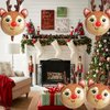 Deer Balloon Christmas Balloons Decorations Reindeer Foil Balloons for Deer Themed Hunting Party Birthday Party Supplies 4 Pcs