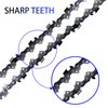 Opuladuo 2PC 10 inch Chainsaw Chain for Worx WG323 WG323.9 Chainsaw, 10" Replacement Chain for Worx WG322 WG322.9 Chain Saw