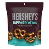 HERSHEY'S Milk and Dark Chocolate Covered Dipped Pretzels Bag, 8.5 oz