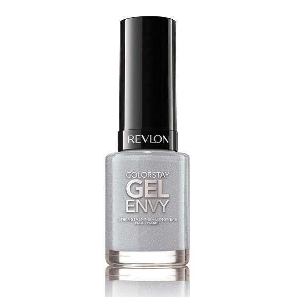 Revlon ColorStay Gel Envy Longwear Nail Polish, with Built-in Base Coat & Glossy Shine Finish, in Blue/Green, 345 Lucky Us, 0.4 oz"